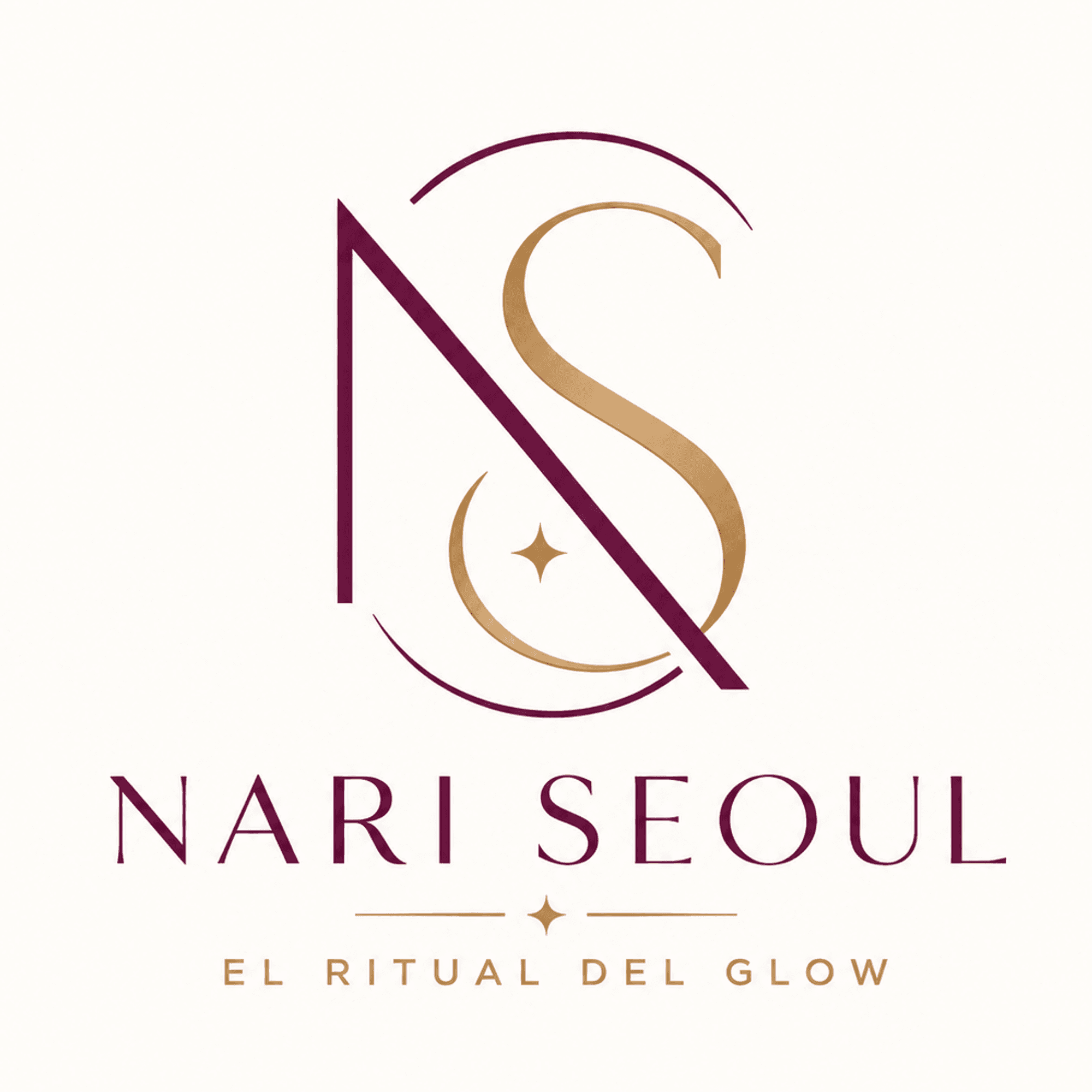 Logo Nari Seoul, el ritual del glow