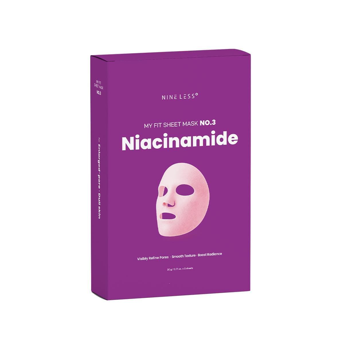 NINELESS My Fit Sheet Mask No.3 Niacinamide